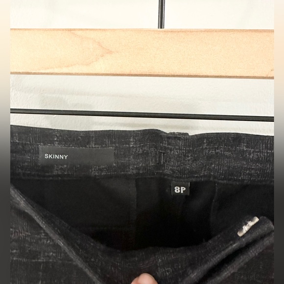 Kut From The Kloth Diana Skinny Pants Gray Plaid Size 8 Petite - Picture 5 of 6